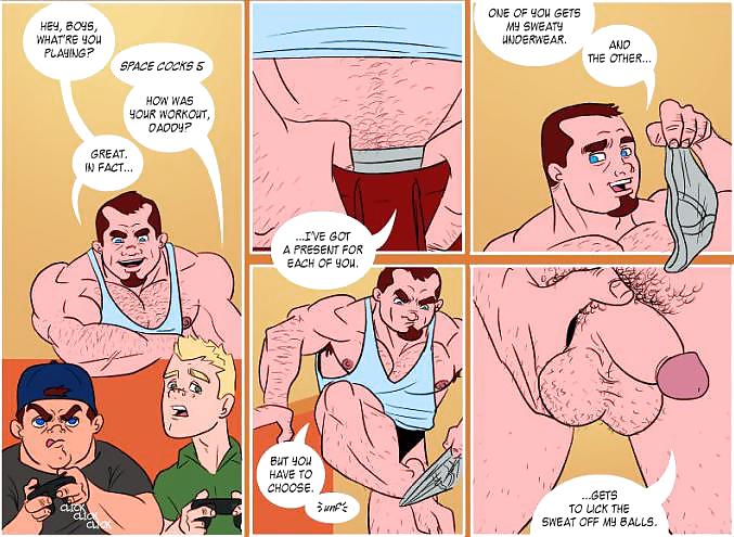 gay sex comic strip daddy