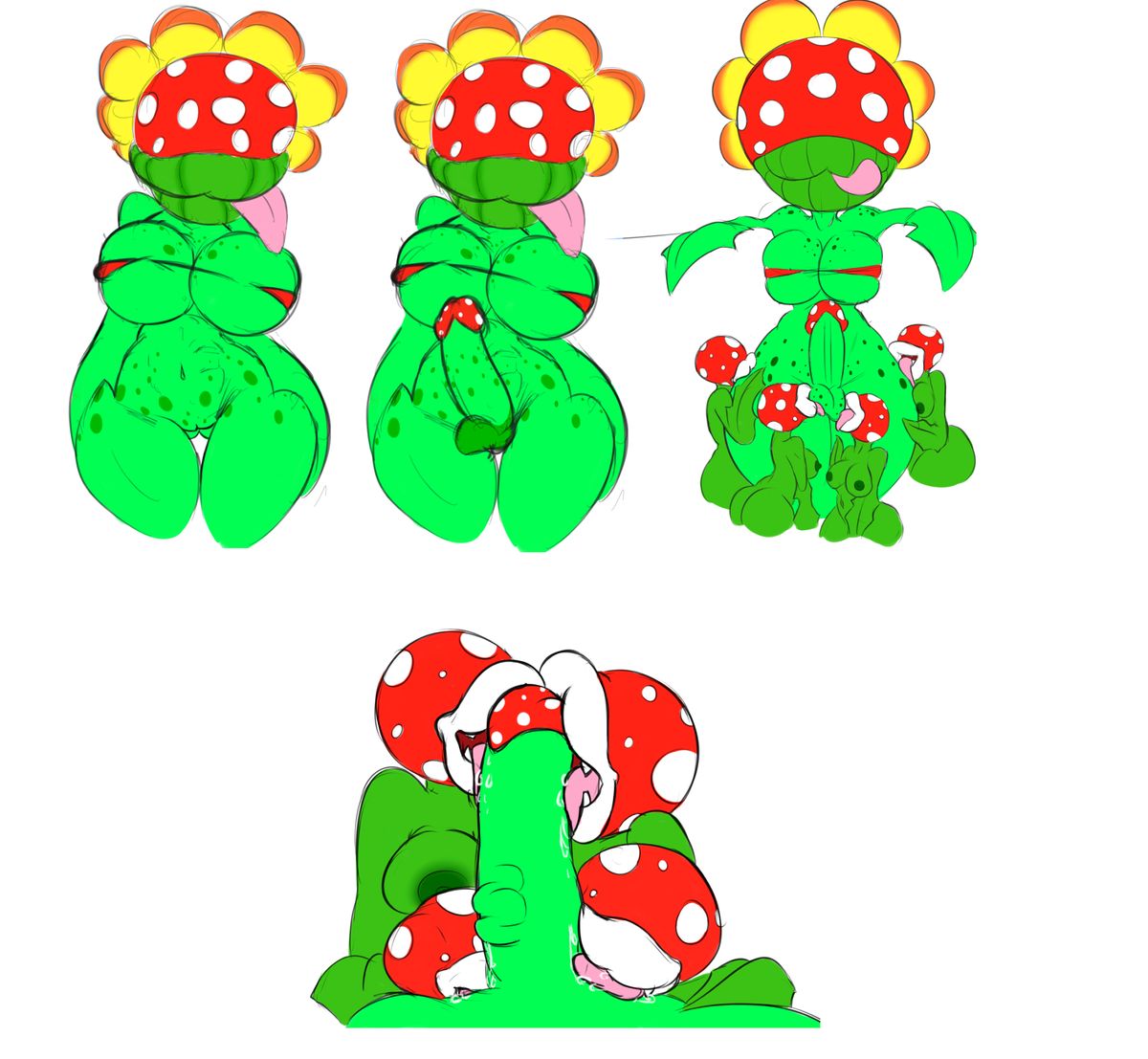 DatBritishMexican] Piranha Plant Doodles (anthro) Hentai Online.