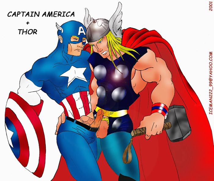 cartoon gay sex captain america