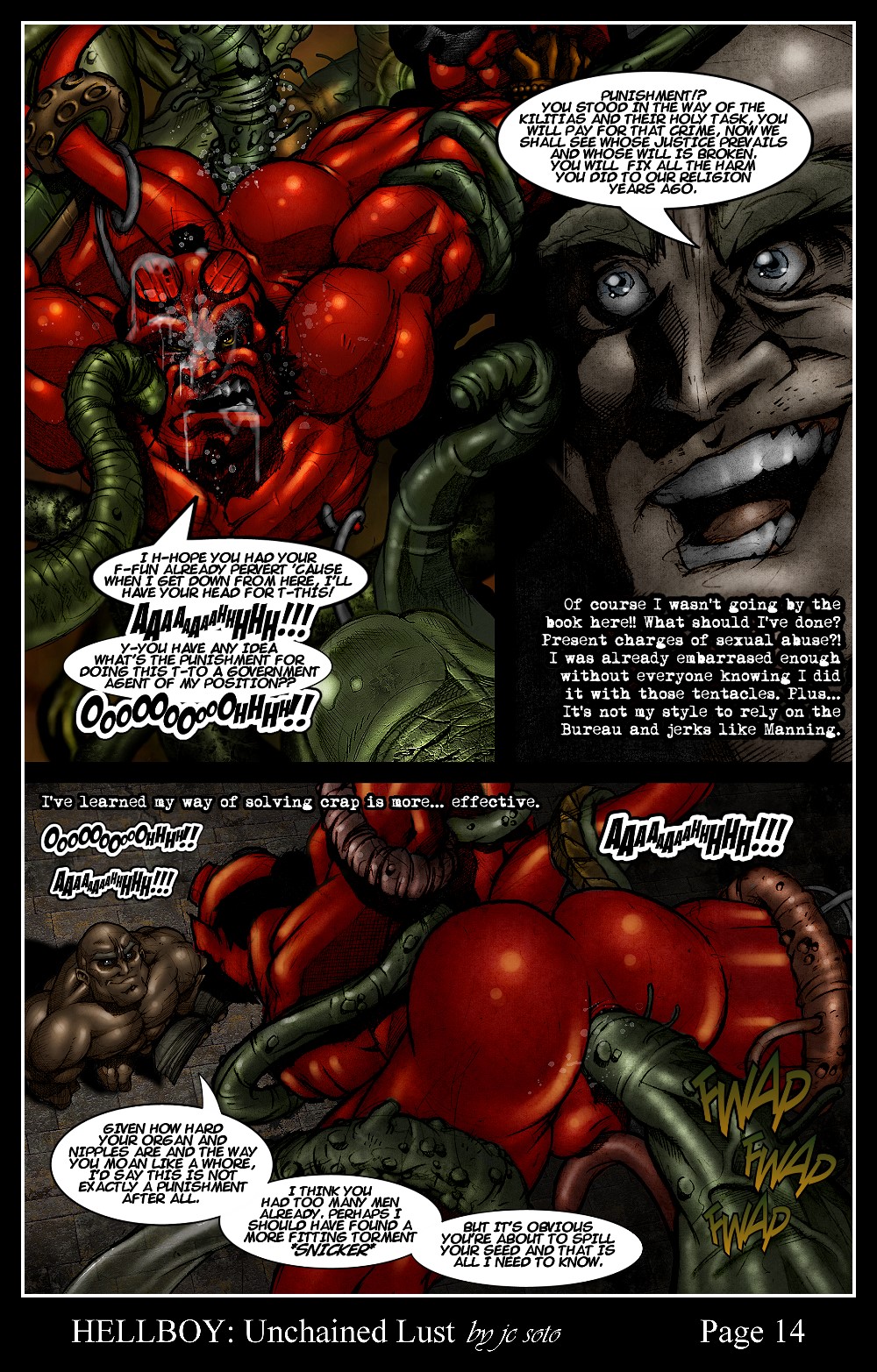 1000px x 1565px - Read [JC Soto] Unchained Lust (Hellboy) Hentai Online porn manga ...