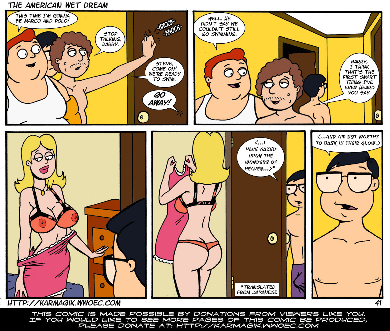 Read The American Wet Dream American Dad Hentai Online Porn Manga And Doujinshi