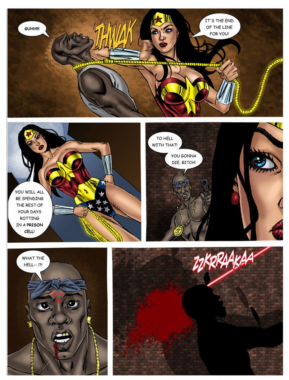 Read Wonder Woman In The Clutches Of The Predator 1 Hentai Online Porn Manga And Doujinshi