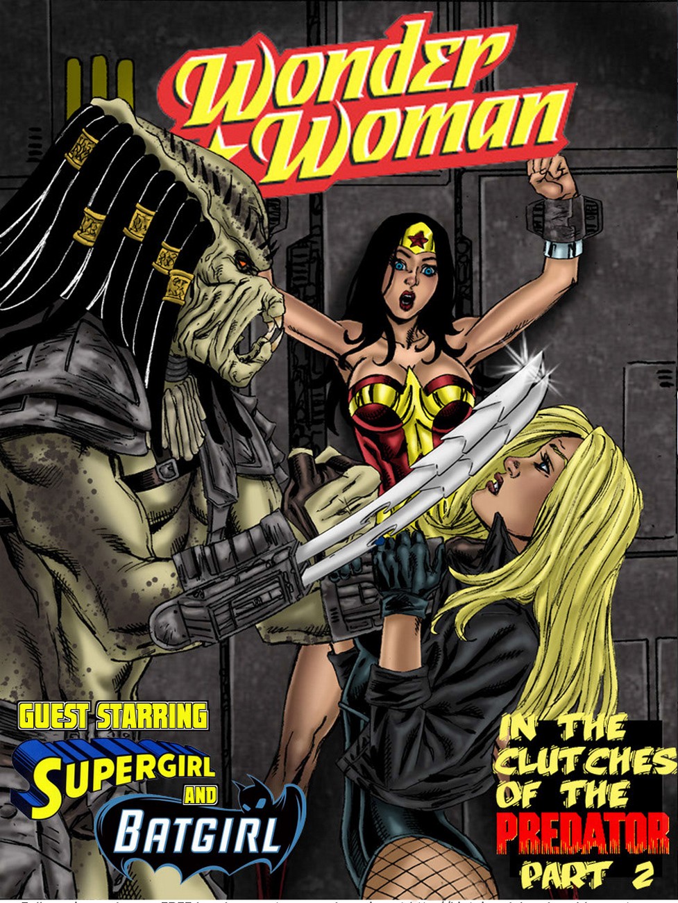 Wonder Woman In The Clutches Of The Predator 200