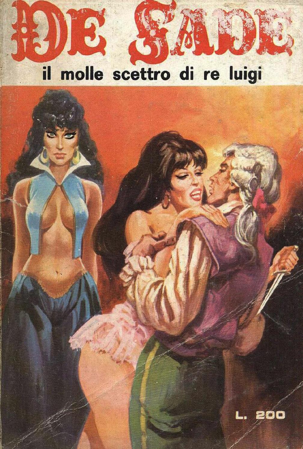 Fumetti Erotici dEpoca De Sade 027 Il molle scetro di re Luigi Italian0001