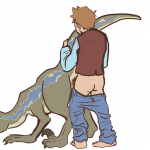 Jurassic World Chris Pratt and Blue09