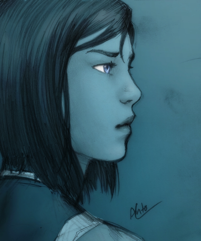 Korra Asami drawings00