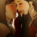 Korra Asami drawings02