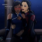 Korra Asami drawings15