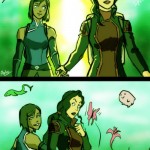 Korra Asami drawings17