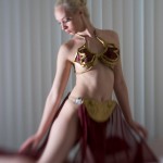Princess Leia Golden Bikini Cosplay048