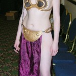 Princess Leia Golden Bikini Cosplay049