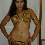 Princess Leia Golden Bikini Cosplay063