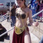 Princess Leia Golden Bikini Cosplay108