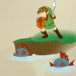 River Zora Lusts For Link Legend of Zelda1