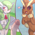 Lopunny and Gardevoir00