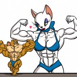 Tom and Jerry Toodles Galore Muscles1