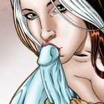 Rogue gives Iceman a Christmas gift X Men1