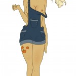 Sexy Anthromorphic Humanized Applejack v.2096