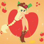 Sexy Anthromorphic Humanized Applejack v.2158