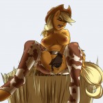 Sexy Anthromorphic Humanized Applejack v.2165