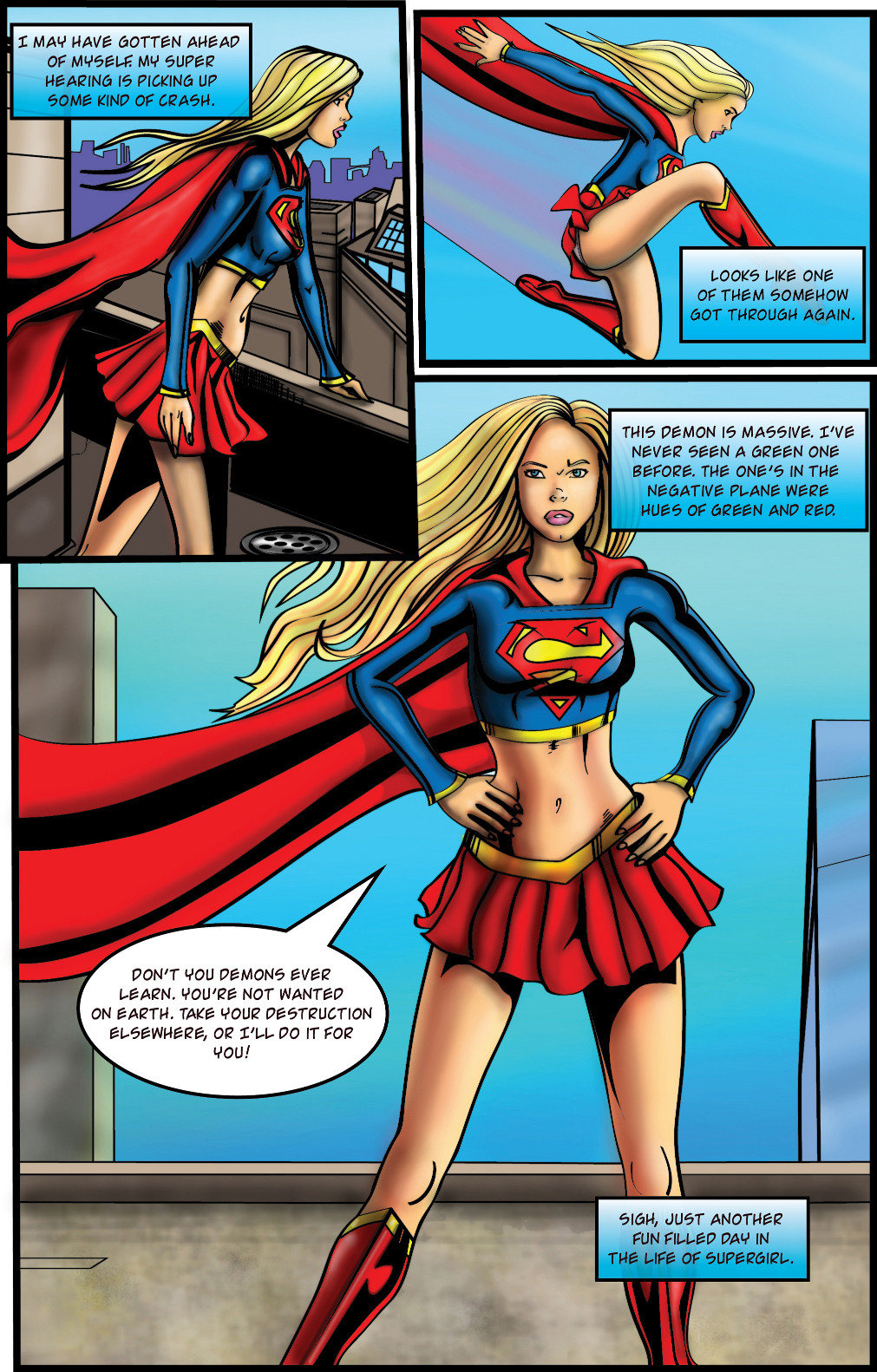 Read Supergirl: Demonic Bloodsport Pt1 Hentai Porns - Manga And Porncomics  Xxx