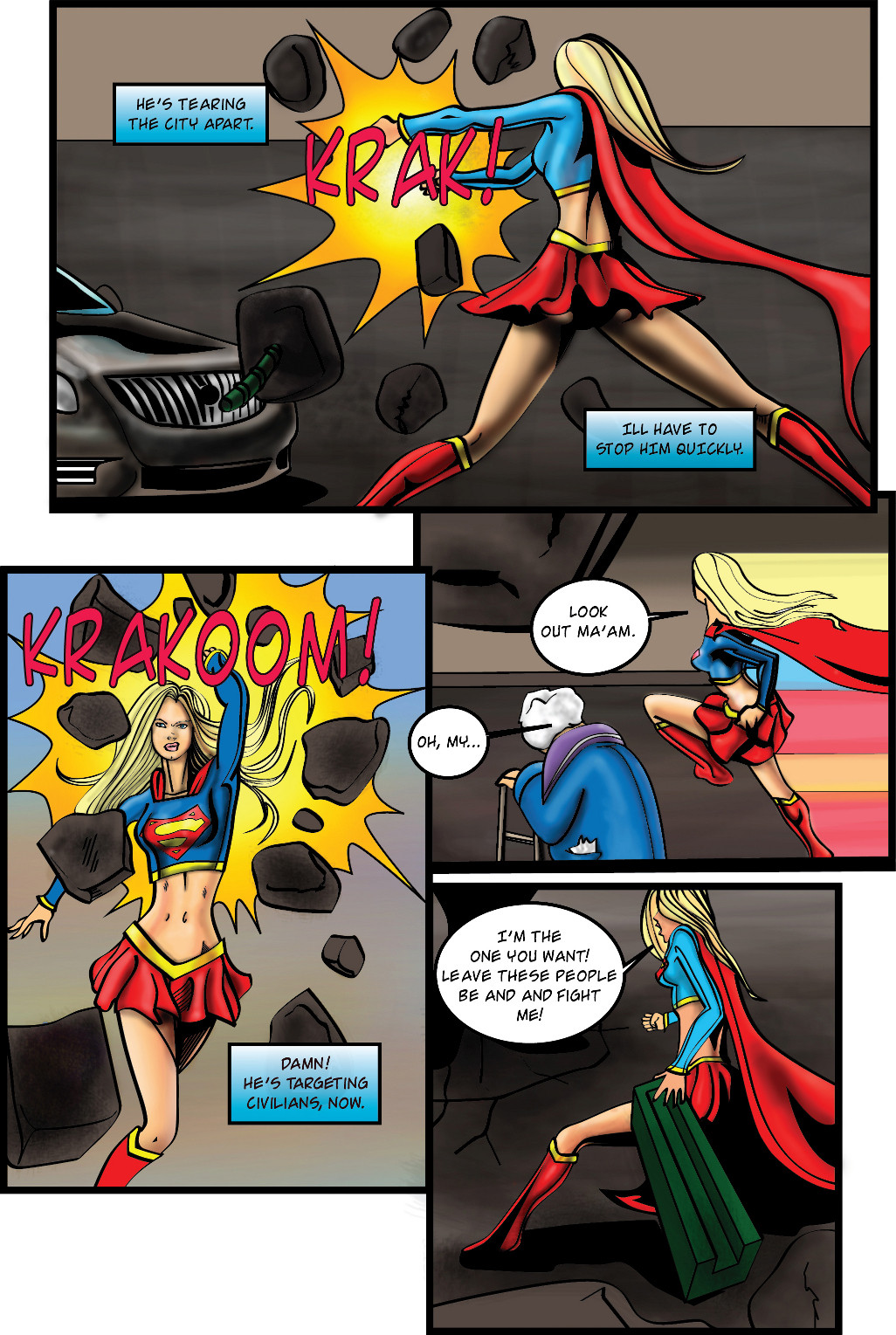 Read Supergirl: Demonic Bloodsport Pt1 Hentai Porns - Manga And Porncomics  Xxx