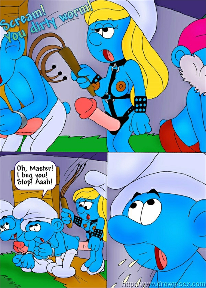 Softcore porn of the smurfs