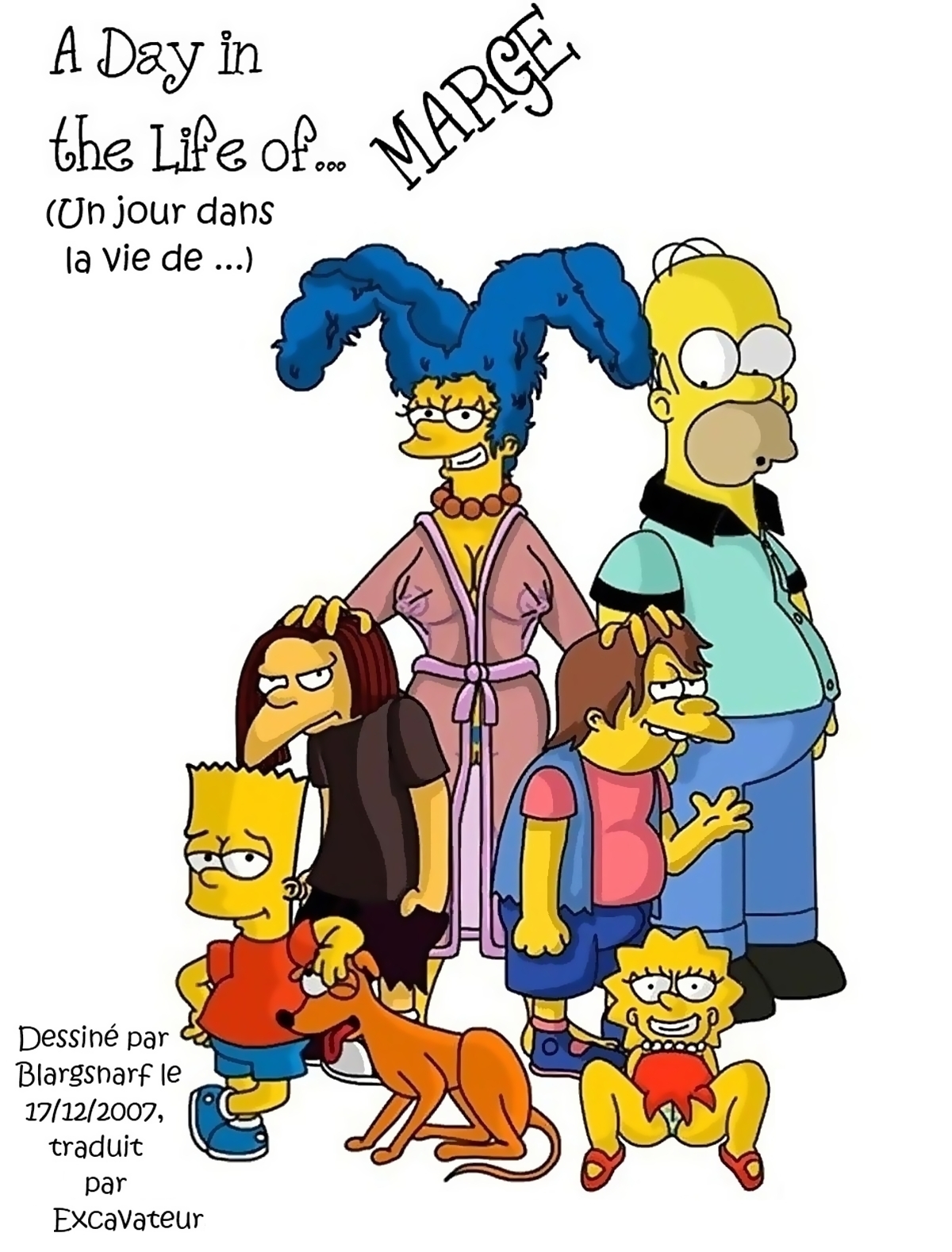 A Day in the Life of Marge The Simpsons French