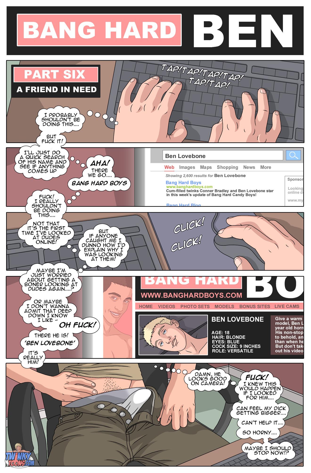Bang Hard Ben Parts 6 10 Twinks Gay Class Comics Studs Hunks00
