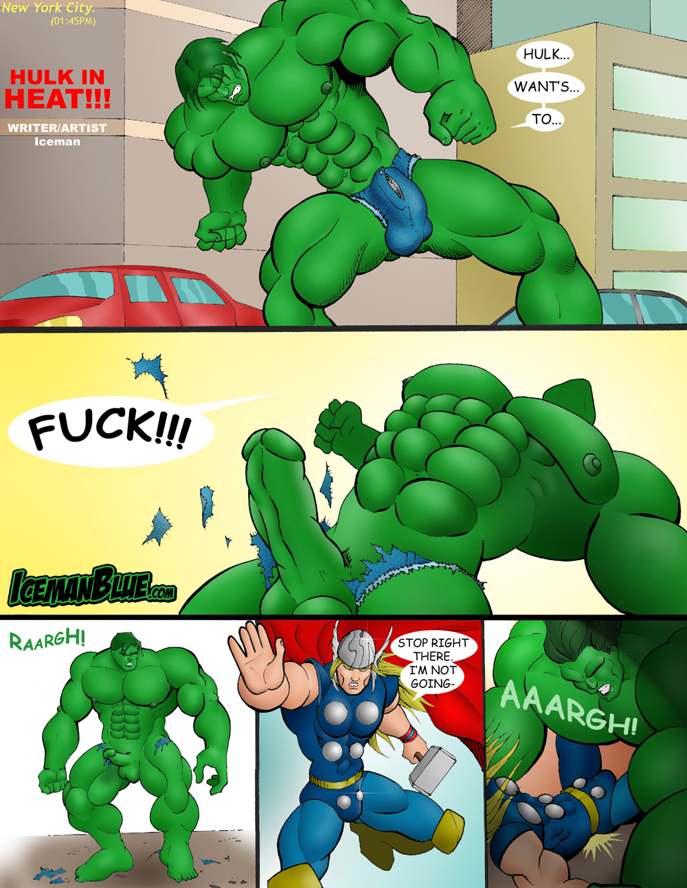 [iceman Blue] Hulk In Heat Hentai Online Porn Manga And Doujinshi