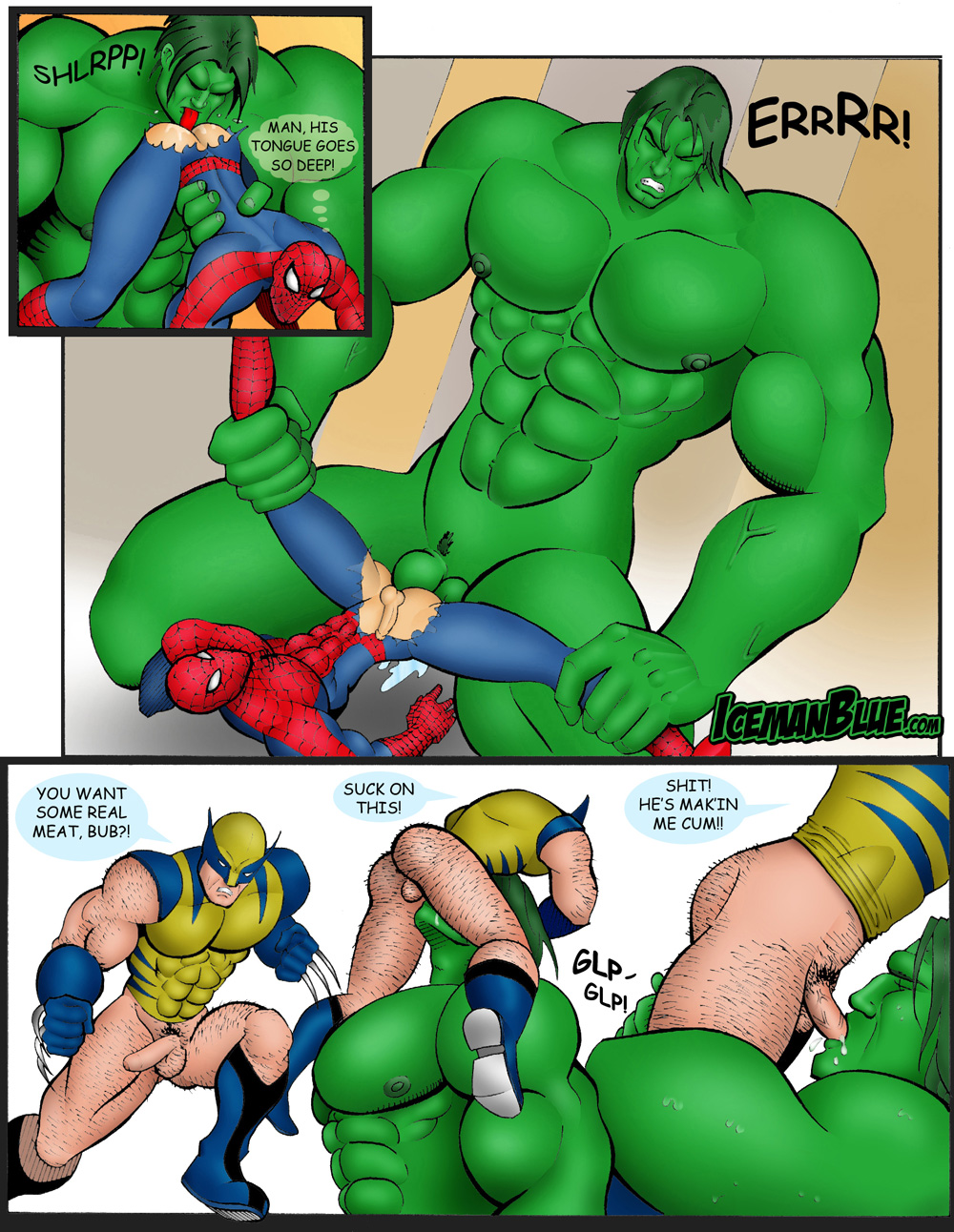 Read [iceman Blue] Hulk In Heat Hentai Online Porn Manga And Doujinshi