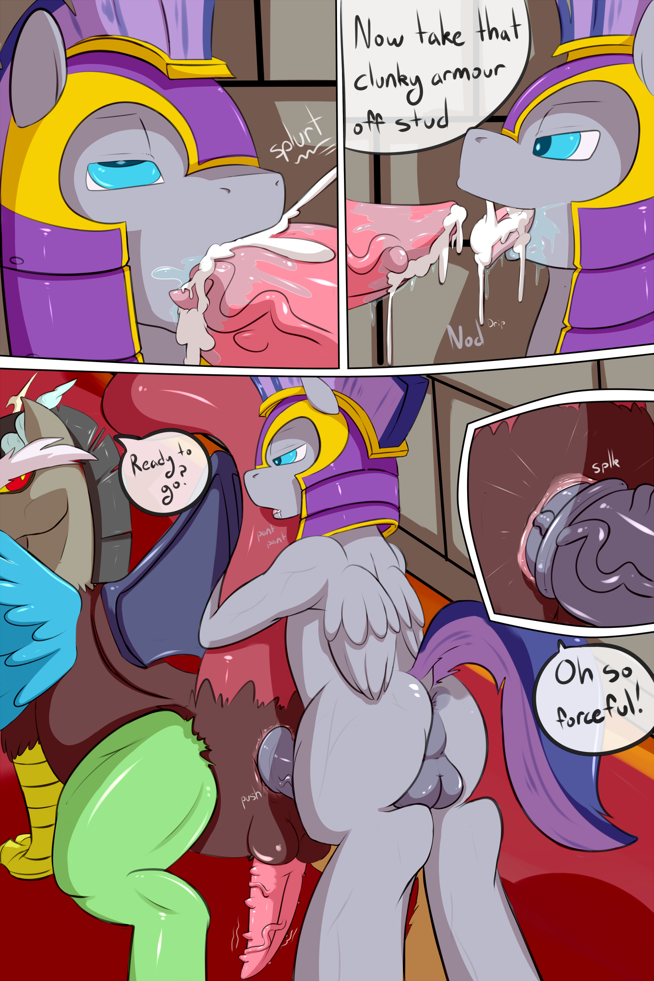 Full Color. a Comment. horse boy. discord. on Saurian On Duty CHAOS (My Lit...