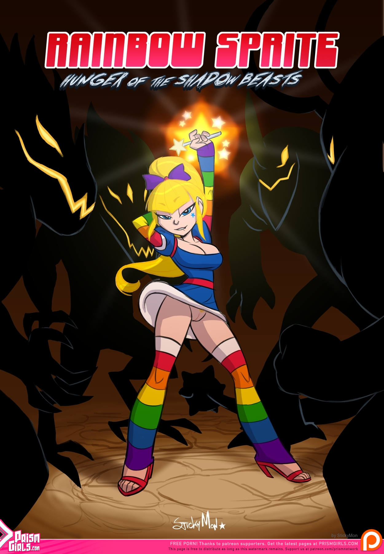 Prism Girls StickyMon Rainbow Sprite Hunger of the Shadow Beasts Rainbow Brite English00