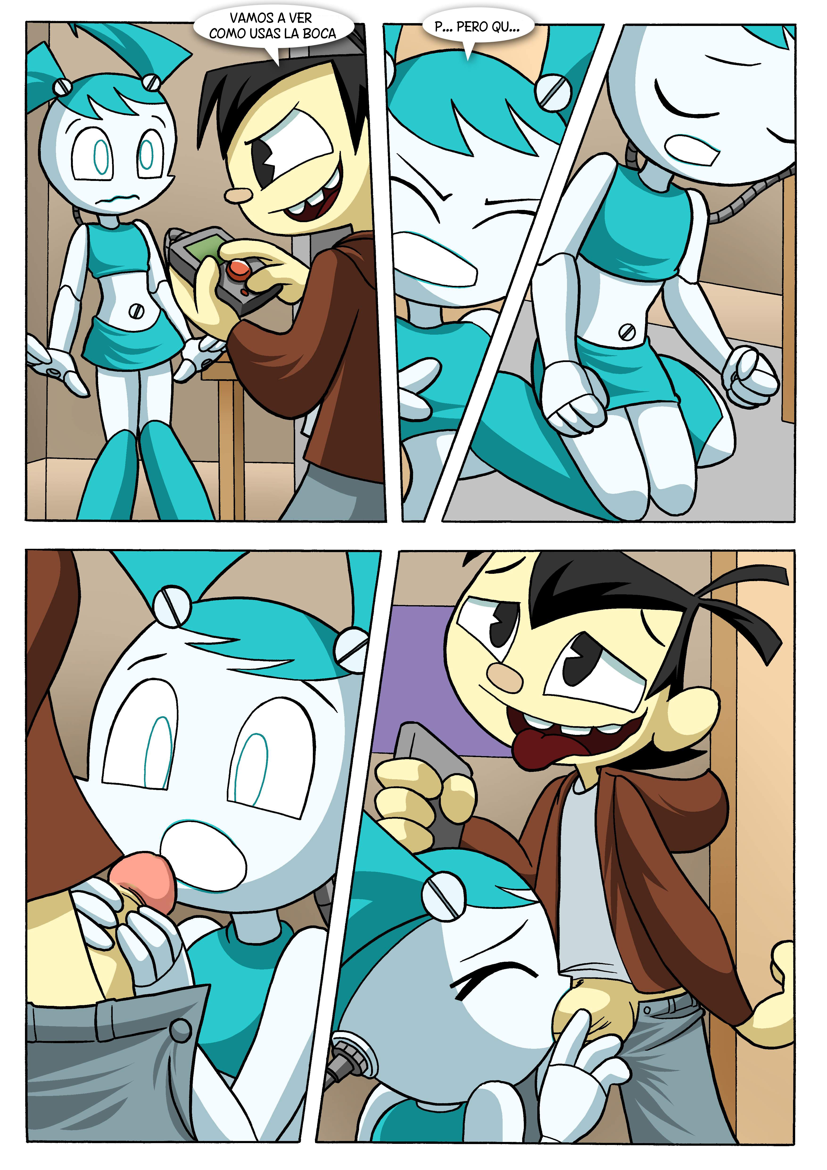 Palcomix Reprogramed for Fun (My Life As a Teenage Robot)Spanish.