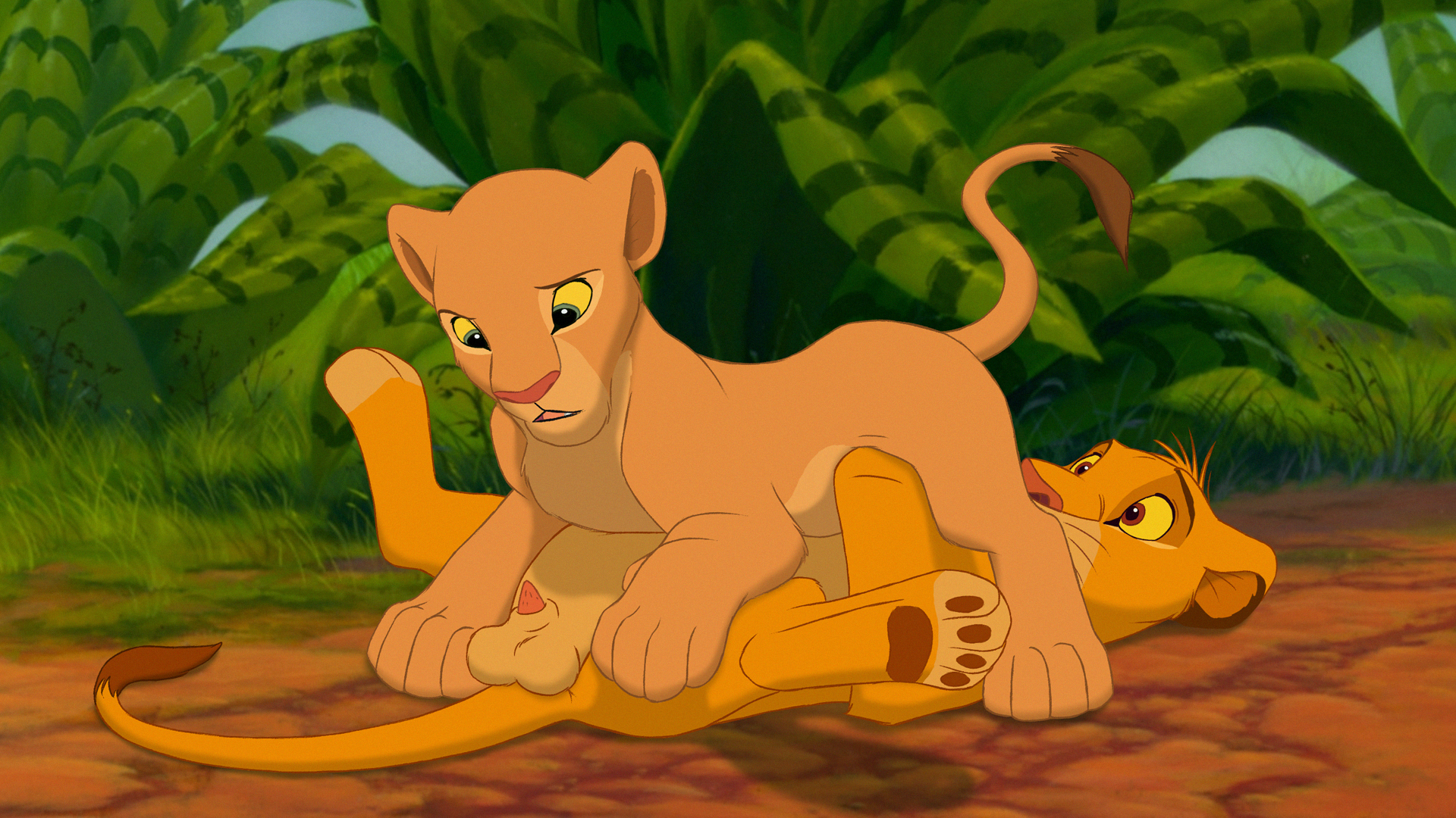 Simba and Nala The Lion King0