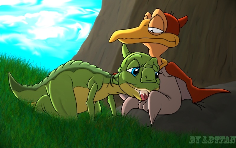 Furry. lizard guy. the land before time. on The land before time. 