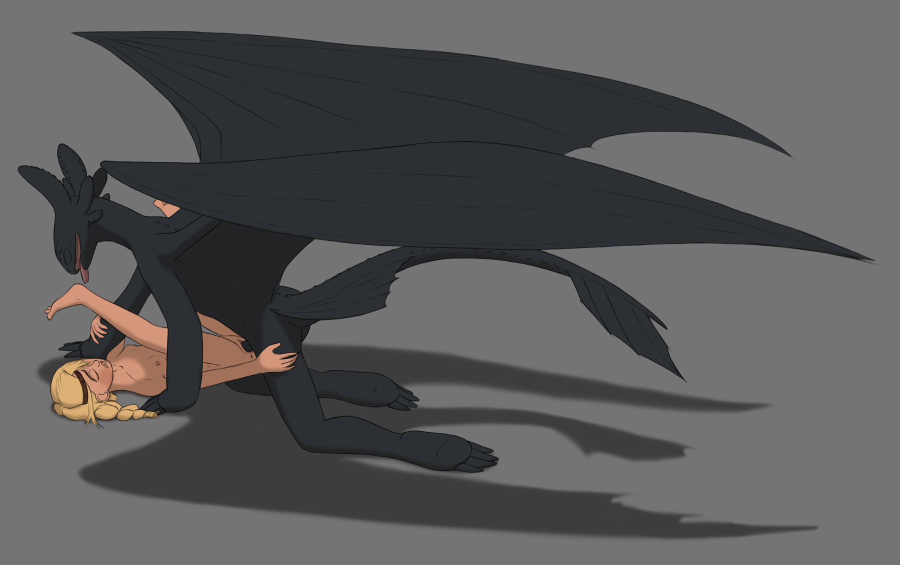 Toothless (How to train your dragon) .