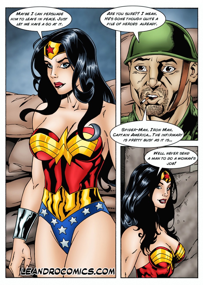 Read [leandro Comics] Wonder Woman Versus The Incredibly Horny Hulk Marvel Vs Dc Hentai