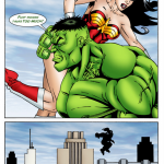 Wonder Woman versus the Incredibly Horny Hulk Marvel vs DC08