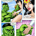 Wonder Woman versus the Incredibly Horny Hulk Marvel vs DC10