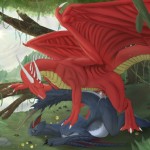 dragon and mythical127