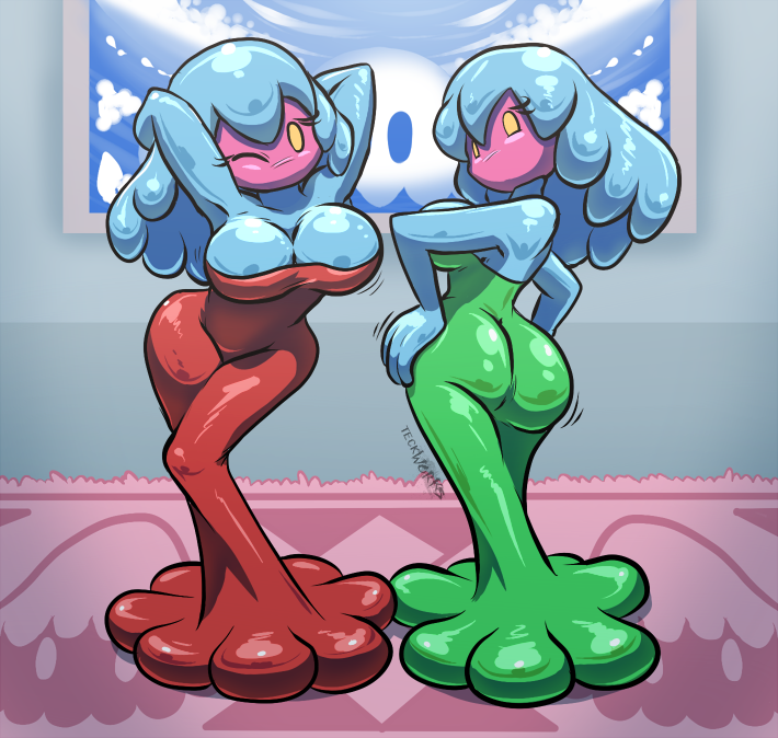 Mario and Luigi Superstar Saga Jellyfish Sisters edits00