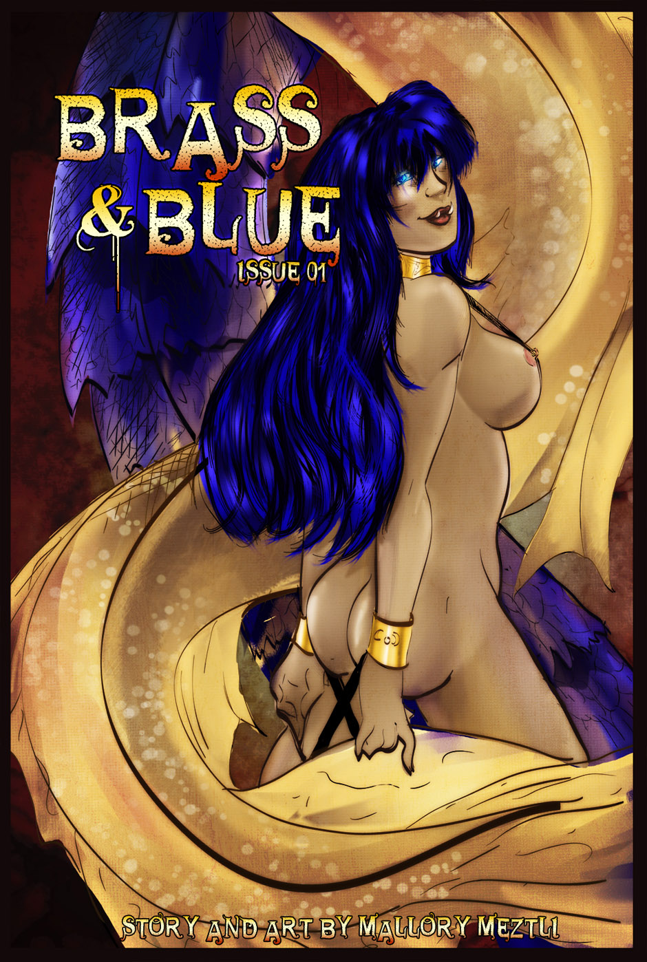 Moondai Mallory Metzli Brass Blue Dungeons and Dragons00