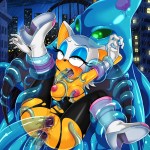 Rouge The Bat Vs Chaos Sonic The Hedgehog1