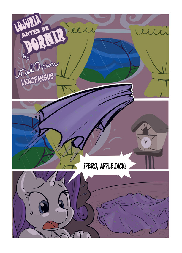 Lust Before You Sleep Lujuria Antes De Dormir My Little Pony Friendship is Magic Digital Version Spanish 00