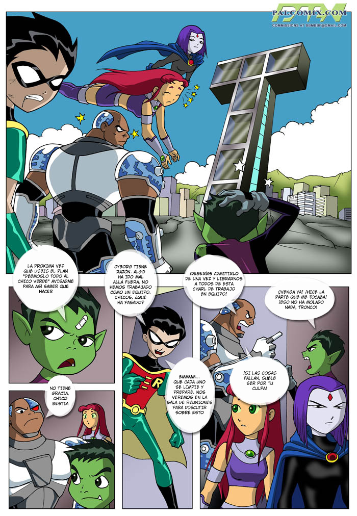 Read The[palcomix] The Blame Game El Juego De La Culpa Teen Titans [spanish] Hentai Online