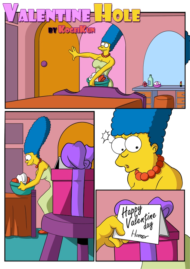 KogeiKun Valentine Hole The Simpsons00