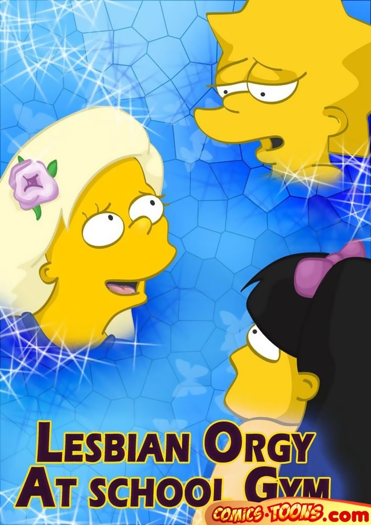 Lesbian orgy at school gym The Simpsons00