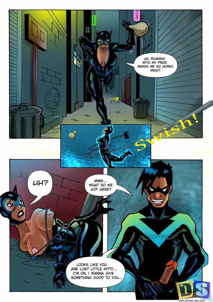 Nightwing and Catwoman Batman0