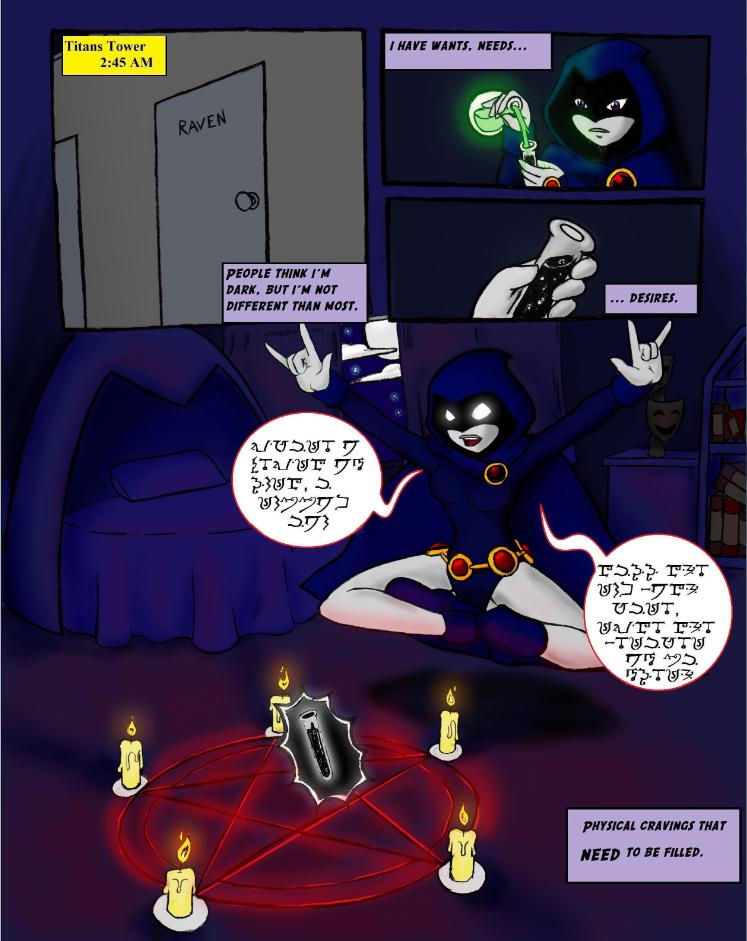 SlashySmiley Raven Comic Teen Titans Incomplete0